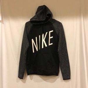Black and white Nike hoodie